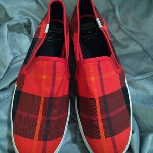 Kate Spade plaid keds size 7